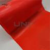 Buy cheap Red LDPE Hot Melt Embroidery Backing Fabric 152cm Width from wholesalers