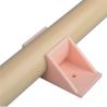 Buy cheap Beige JY-A009 ABS Pipe Clamp Plastic Tube Connectors 3mm Thickness from wholesalers