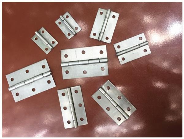 Buy cheap Strong Rust Proof Unpolished Bright Color Iron Hinges For Wooden Door from wholesalers