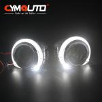 12V Bi Headlight LED Shrouds Car Projector Lens Shroud 3.0 Inch