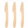 Buy cheap 190Mm Disposable Biodegradable Wooden Knife Fork Napkin Cutlery Set Kraft Paper Wrapped For Hotel from wholesalers