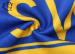 Printed Soccer Fans Sublimated Scarf , Warm Sports Soccer Ball Scarf