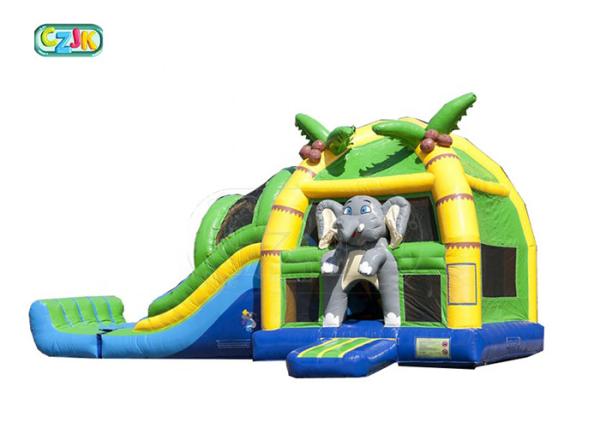 Buy cheap Elephant Bouncer House Inflatable Castle Gasoline Resistant Leak Proof from wholesalers