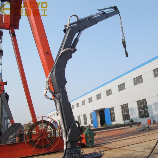 Buy cheap Foldable Boom Marine Small Boat Pedestal Cranes Marine Ship Deck Crane from wholesalers