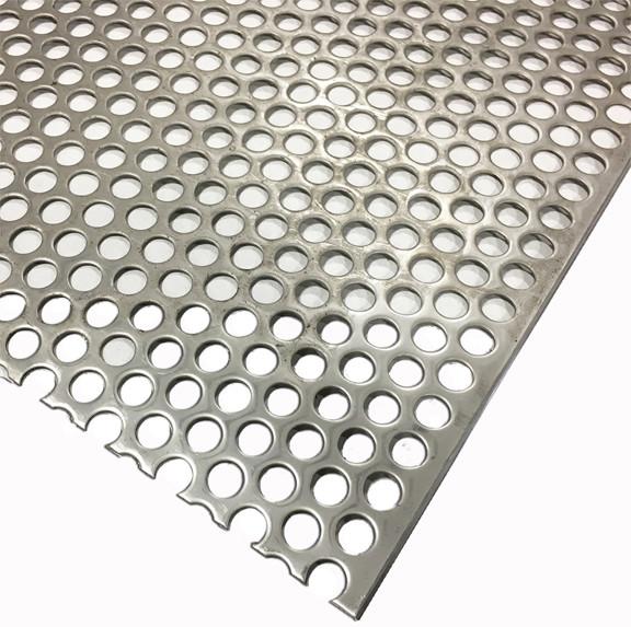 Buy cheap Round 2mm Hole Structured Facade Stainless Steel Punch Plate For Modern Architecture from wholesalers