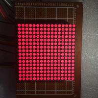 Buy cheap Indoor/Outdoor Lighting Common Cathode 3mm Yellow LED Dot Matrix Display 18 PIN product