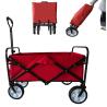 Buy cheap Outdoor Garden Folding Wagon PVC Wheels Narrow Wheel Stretch Handle from wholesalers