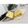 Buy cheap Inclined Shoulder Cowhide 19cm Luxury Brand Wallet With Chain from wholesalers