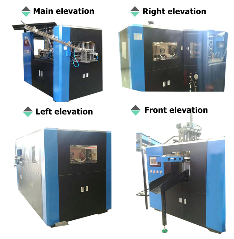 Semi Automatic Pet Blow Moulding Machine 5 Gallon Bottle Preform Blower Machinery
