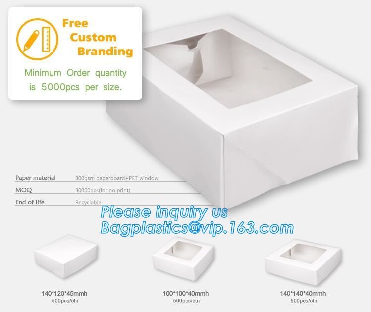 High Quality Transparent Black PET Plastic Round Tall Decorative Cake Box,decorative individual wedding cake boxes with