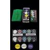 Buy cheap OEM Texas Hold 'Em Poker Set Blackjack Game With 200 Chips Tablecloth In Tinplate Box from wholesalers