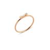 Buy cheap 925 Sterling Silver Eco Friendly Mini Baguette Rings for Women Real Gold Plated Jewelry from wholesalers