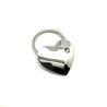 Buy cheap Siliver Metal Keychain Holder With Customized Logo In Individual Polybag from wholesalers