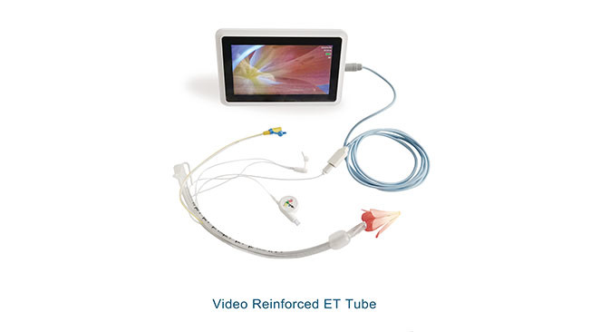 Class II Video Intubation Devices Reinforced Infant ET Tube 7.0#
