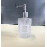Buy cheap Satin Frosted Metal Dispenser Pump Glass Bottle Refillable 250ml from wholesalers