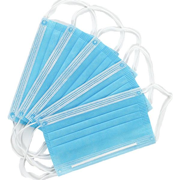 Buy cheap Bus Terminals Anti Saliva Disposable 3 Ply Earloop Masks from wholesalers