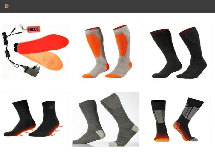 Outdoor Winter Electric Thermal Socks Rechargeable Battery Ski