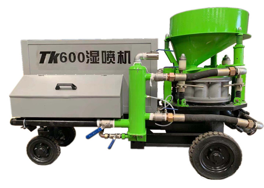 Thin Flow Shotcrete Sprayer 7.5kw Wet Shotcrete Concrete Pump