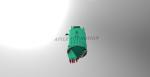 APF-ZD Pitched-bottom Drilling Bucket with Flat Teeth