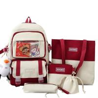 Buy cheap OEM 1.35 Inch Girls School Bag Set Large Capacity 5 In 1 Backpack Sling Pencil product