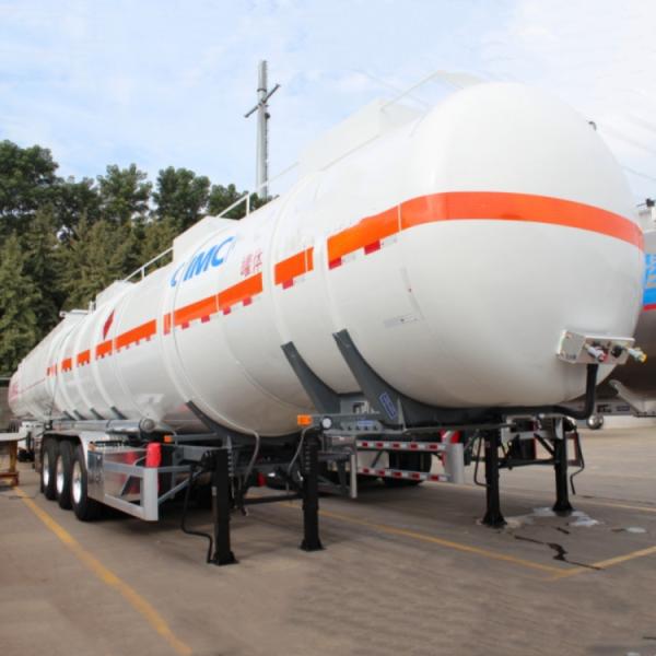 CIMC 60000 Liters Petrol Diesel Crude Oil tanker trailers to carry Diesel for 37