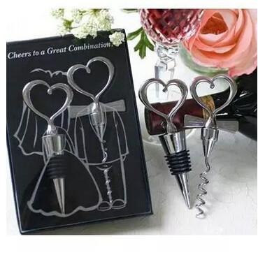 Buy cheap Promotioal Wedding Gift stainless steel bottle opener corkscrew stopper from wholesalers