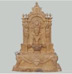 Western Style Fish Carved Wall Water Fountain Outdoor