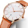 Buy cheap Ultra Thin Quartz Dress Watch Leather Simple Large Dial for Business Men from wholesalers
