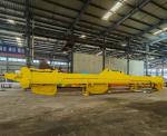 long reach telescopic boom for grabbing gravel