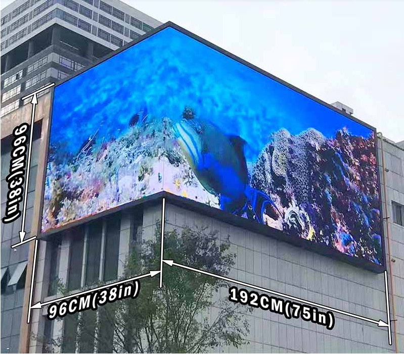 Outdoor High Definition RGB LED Rental Screen P6 Fixed LED Advertising Display