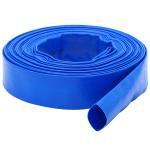 DAVCO 1.5" × 100' Pool Backwash Hose, Heavy Duty Reinforced Blue PVC Lay Flat
