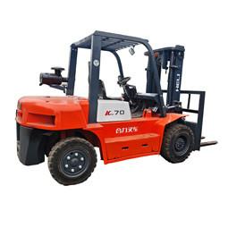 Buy cheap HELI 7 Ton Heavy Duty Diesel Forklift Used 3m Lifting Height With 2 Stages Masts from wholesalers
