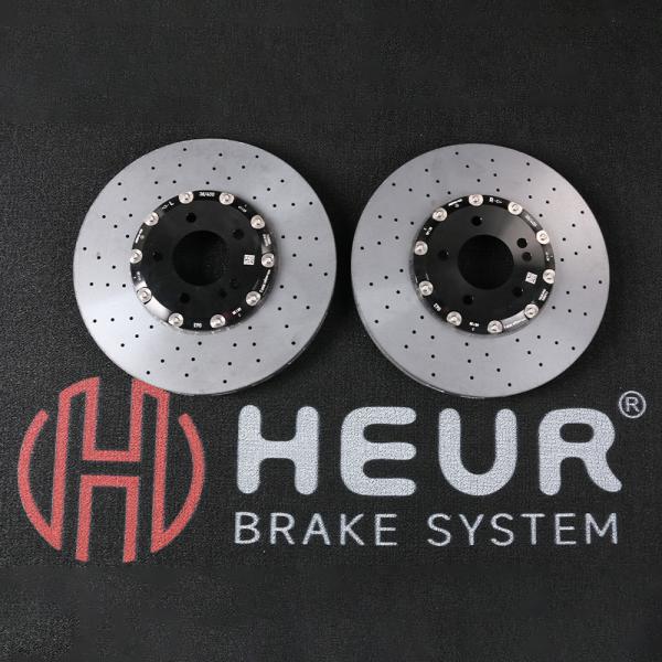 Buy cheap HEUR Brake Carbon Ceramic Discs For Tesla model X - 400x38mm Front Set from wholesalers