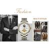 Buy cheap KINYUED men's automatic mechanical watch tourbillon waterproof mechanical wristwatches from wholesalers