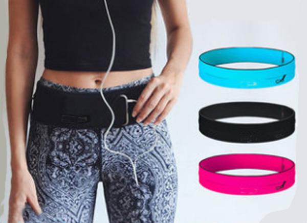 Buy cheap Ultra-thin invisible mobile phone multi-functional fitness outdoor waterproof high stretch belt waist bag from wholesalers