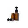 Buy cheap Frosted Amber Cosmetic Glass Bottle With Various Dropper 30ml 50ml from wholesalers