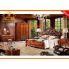 Buy cheap Wholesale furniture solid wood leather bed sets queen bedroom sets for sale from wholesalers
