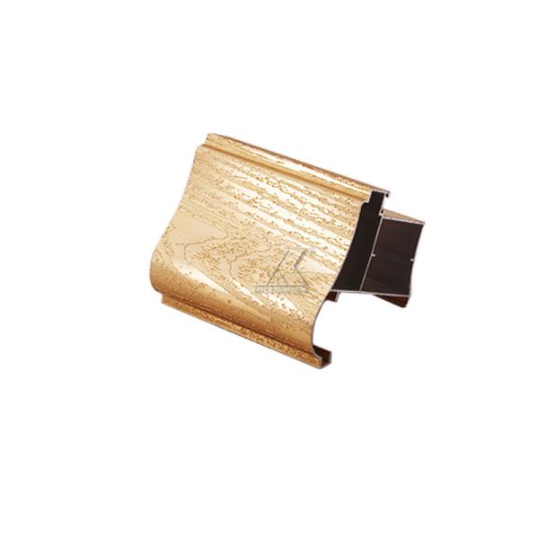 Factory Price Wood Grain Aluminum Window And Door Frame Aluminum Extrusion