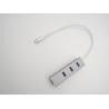 Buy cheap Female 4 Ports USB 3.0A Type C Multiport Adapter HUB from wholesalers