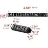 Buy cheap Jewelry Store Display Digital Cube Tag Holder with Custom Plastic Retail Display Rack from wholesalers