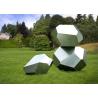 Buy cheap Stainless Steel Garden Sculptures Sandblasting Square Decoration from wholesalers