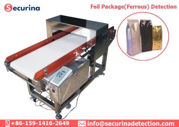 Buy cheap LCD Display Food Grade Metal Detector Heat Sealable Barrier Packaging In Foil Bags from wholesalers