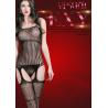 Buy cheap Accept paypal black ladies sexy net bra sets sexy bra panty set from wholesalers