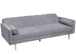 Dacron Fleece Cover Elegant Sofa Bed / Multifunctional Convertible Sofas