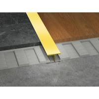 Buy cheap T Shaped Brass Tile Trim 1.8m High Corrosion Resistance Outdoor Stairs product