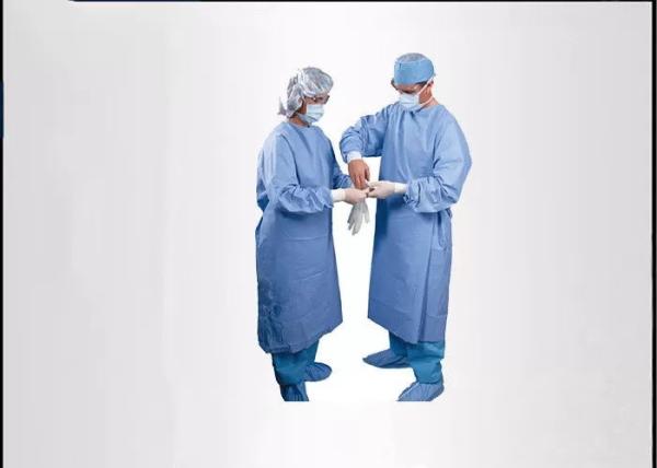 Buy cheap Barrier Surgical Gown With Knitted Cuff / Water Resistant Operating Room Gown from wholesalers