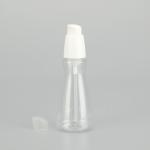 24/410 Cosmetic Plastic Pump Bottle with Screen Printing for Lotion Dispensing