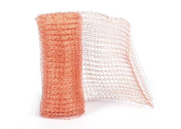 Buy cheap Flexible 100% Copper Mesh Roll 5"X50FT Copper Wire Mesh Screen TUV Certified from wholesalers