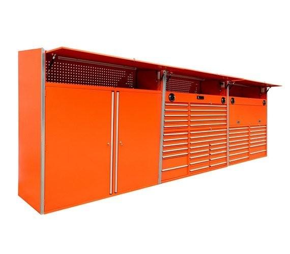 Production Garage Storage Cabinet with ESD texture Grain Powder Spray Surface