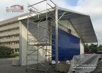 White Large Aircraft Military Hangar Tent With Rolling Door For Banquet